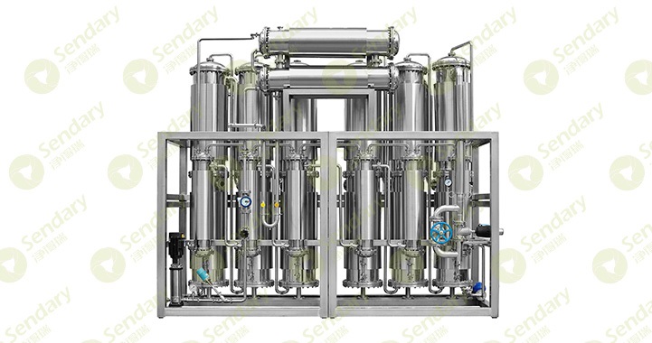 Multi-effect water distiller