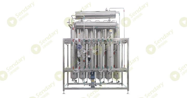 500L/h purified water equipment + 200L/h injection water equipment