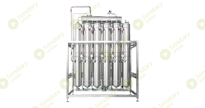 500L/h purified water equipment + 200L/h injection water equipment